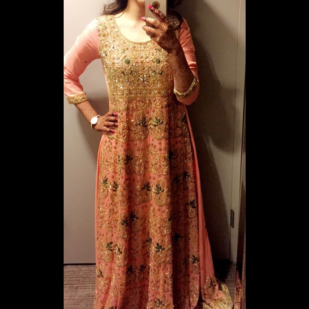 Pakistani bridal maxi
